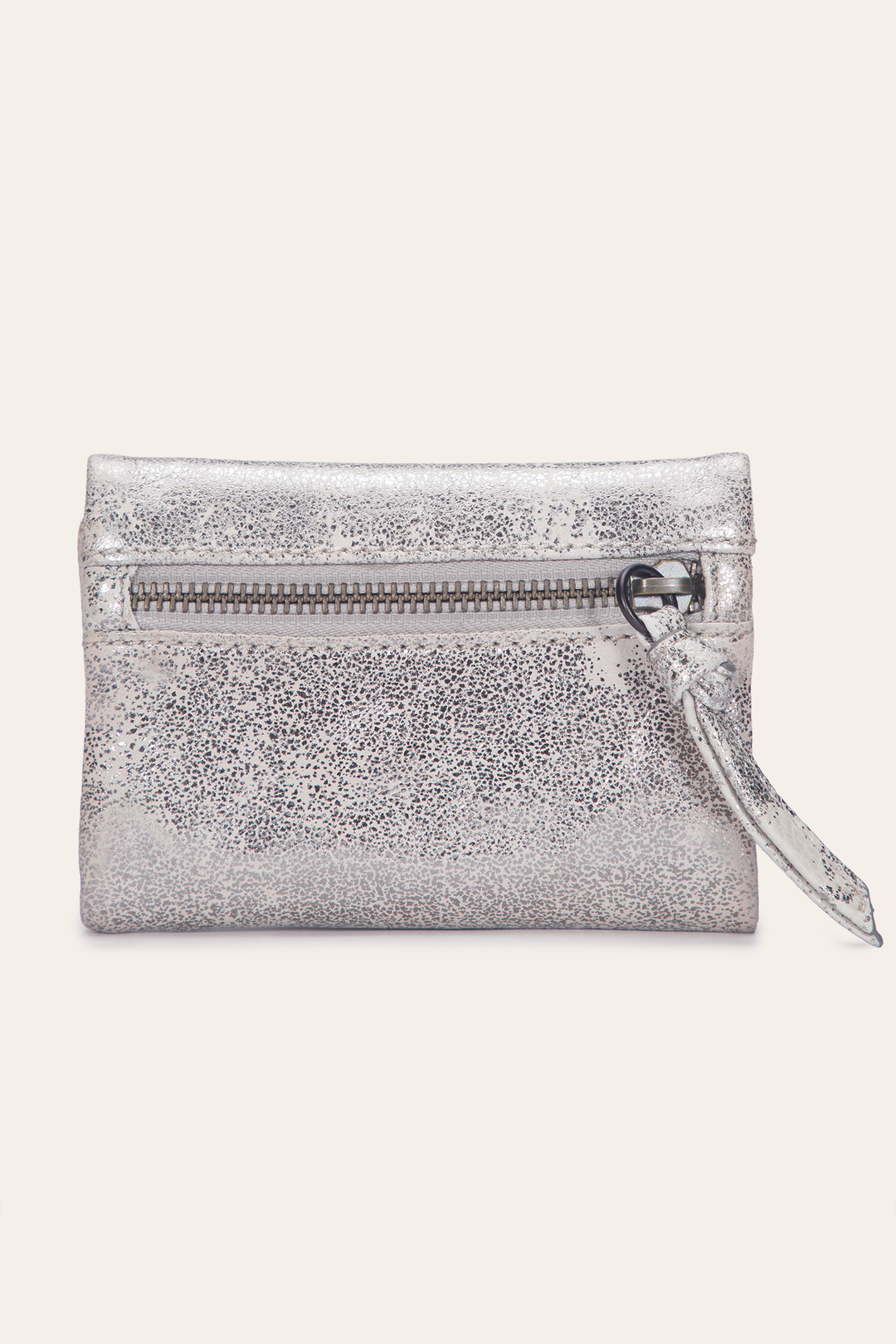 Women's Nora Knotted Small Wallet Cream Metallic - Frye
