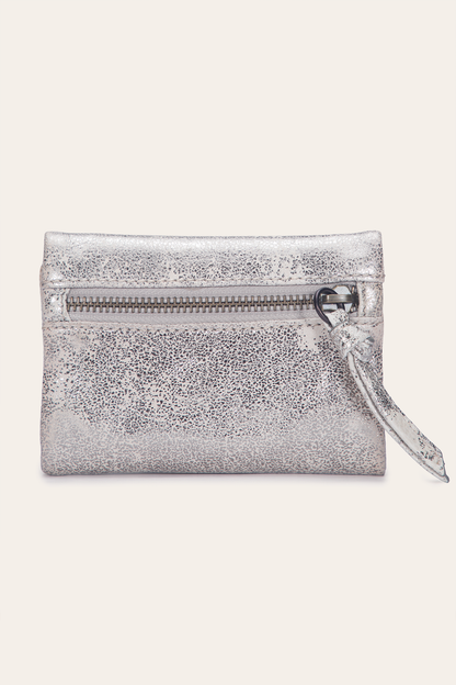 Women's Nora Knotted Small Wallet Cream Metallic - Frye