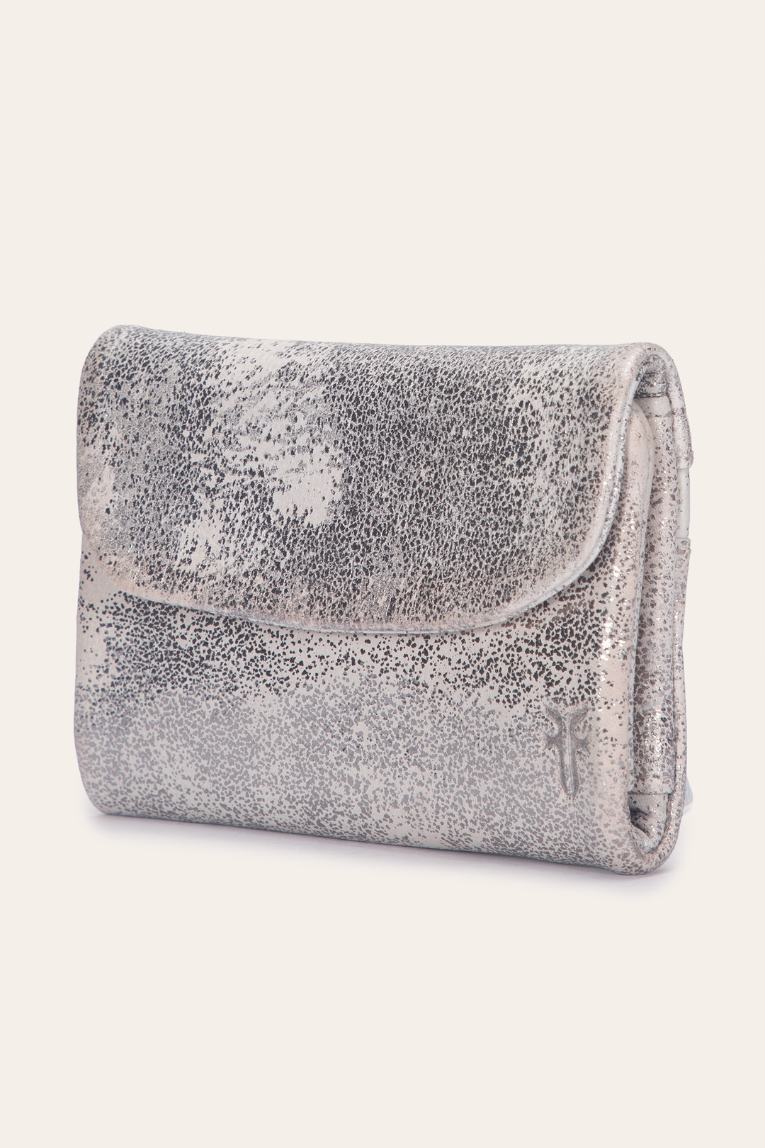 Women's Nora Knotted Small Wallet Cream Metallic - Frye