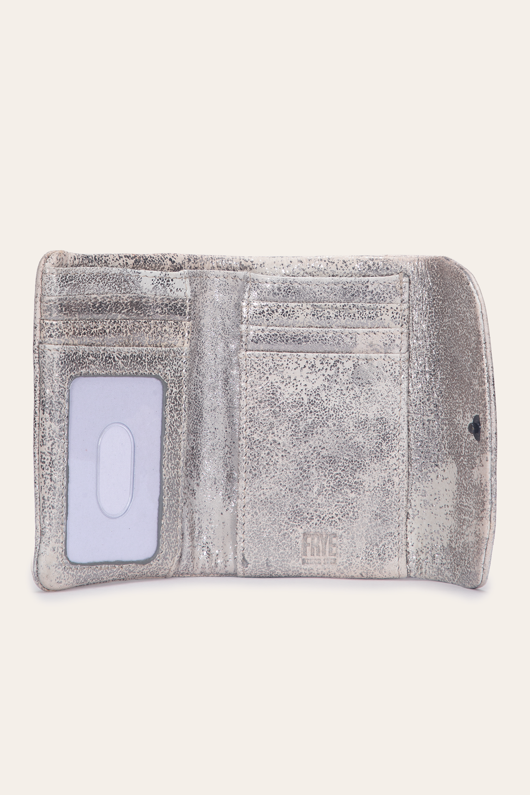 Women's Nora Knotted Small Wallet Cream Metallic - Frye