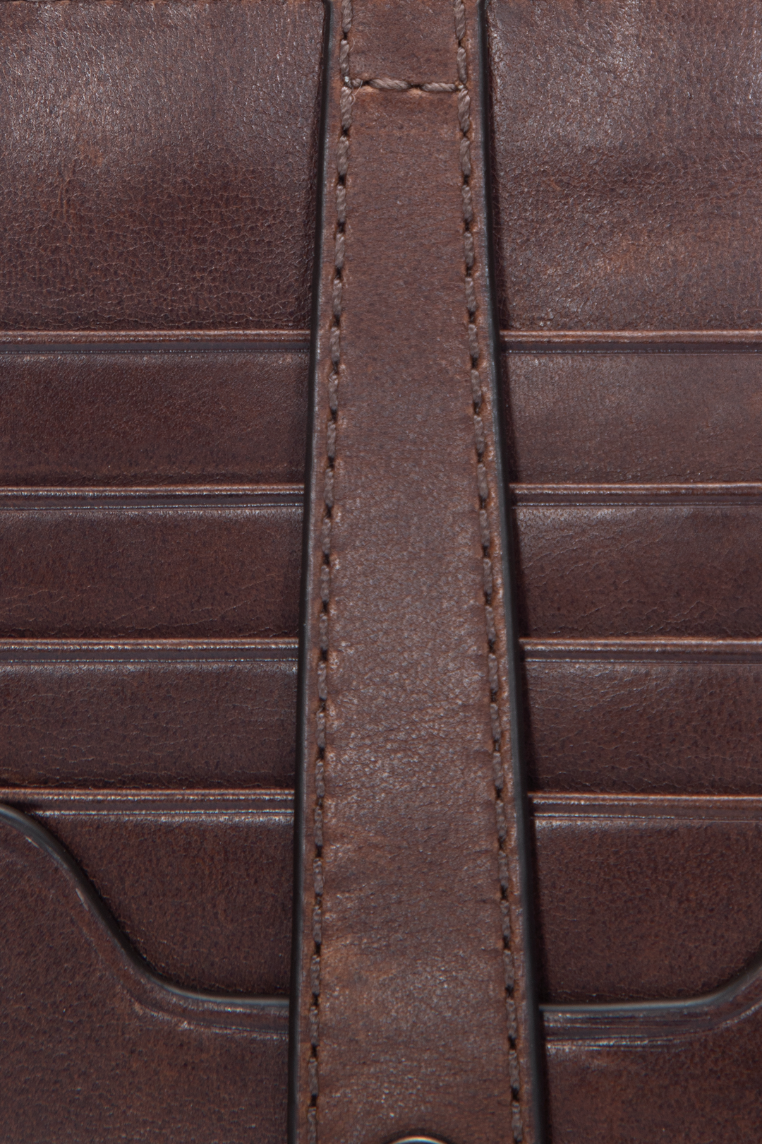 Melissa Dark Brown Snap Card Wallet Dark Brown - Frye