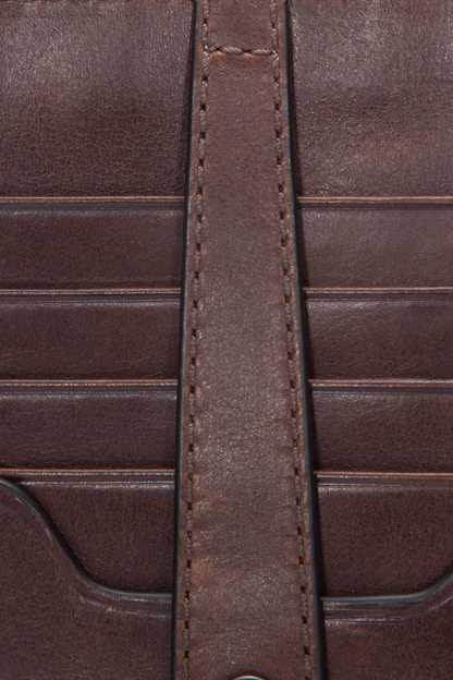 Melissa Dark Brown Snap Card Wallet Dark Brown - Frye