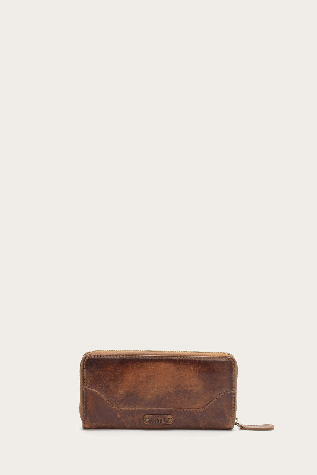 Melissa Cognac Zip Wallet Cognac - Frye