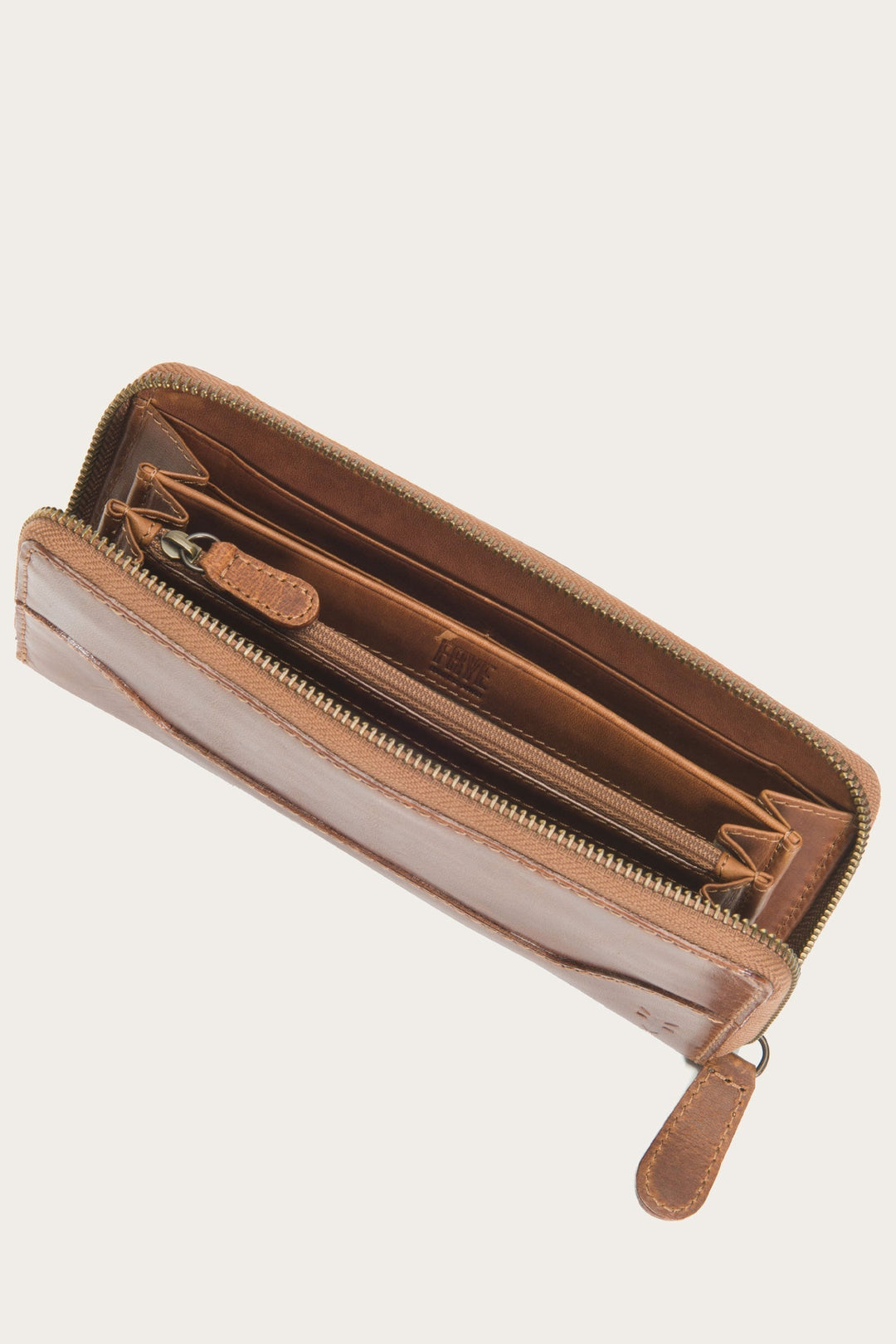 Melissa Cognac Zip Wallet Cognac - Frye