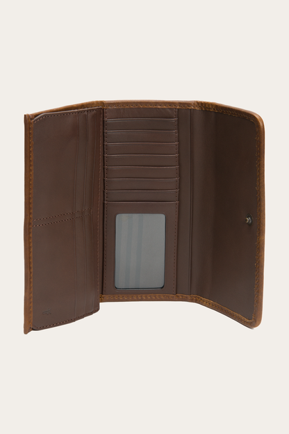 Melissa Dark Brown Wallet Dark Brown - Frye