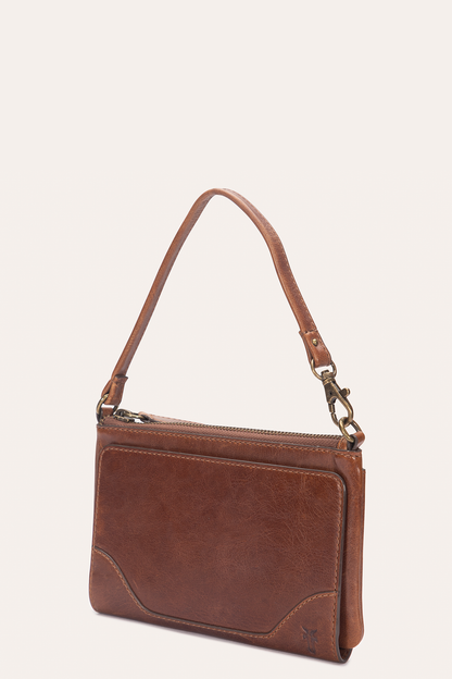 Melissa Convertible Wristlet Wallet in Cognac Cognac - Frye