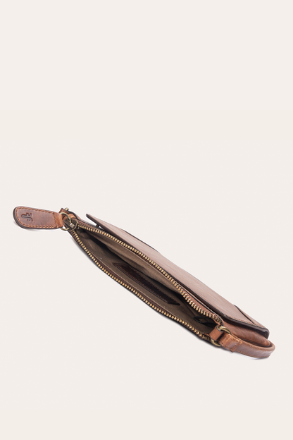 Melissa Convertible Wristlet Wallet in Cognac Cognac - Frye