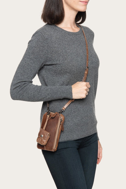 Melissa Cognac 3 In 1 Crossbody Cognac - Frye