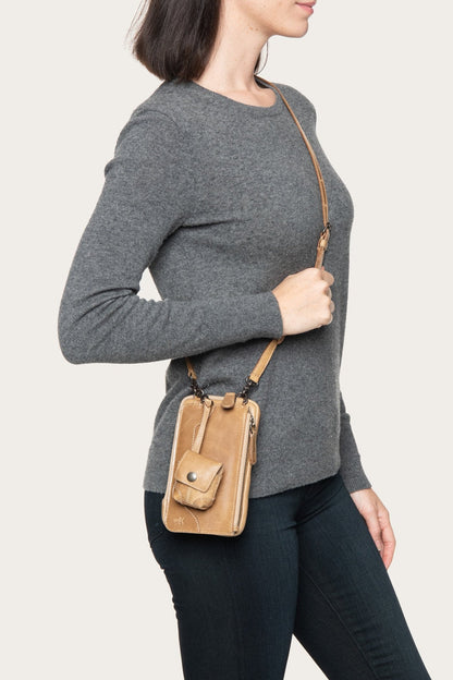 Melissa Beige 3 In 1 Crossbody Beige - Frye