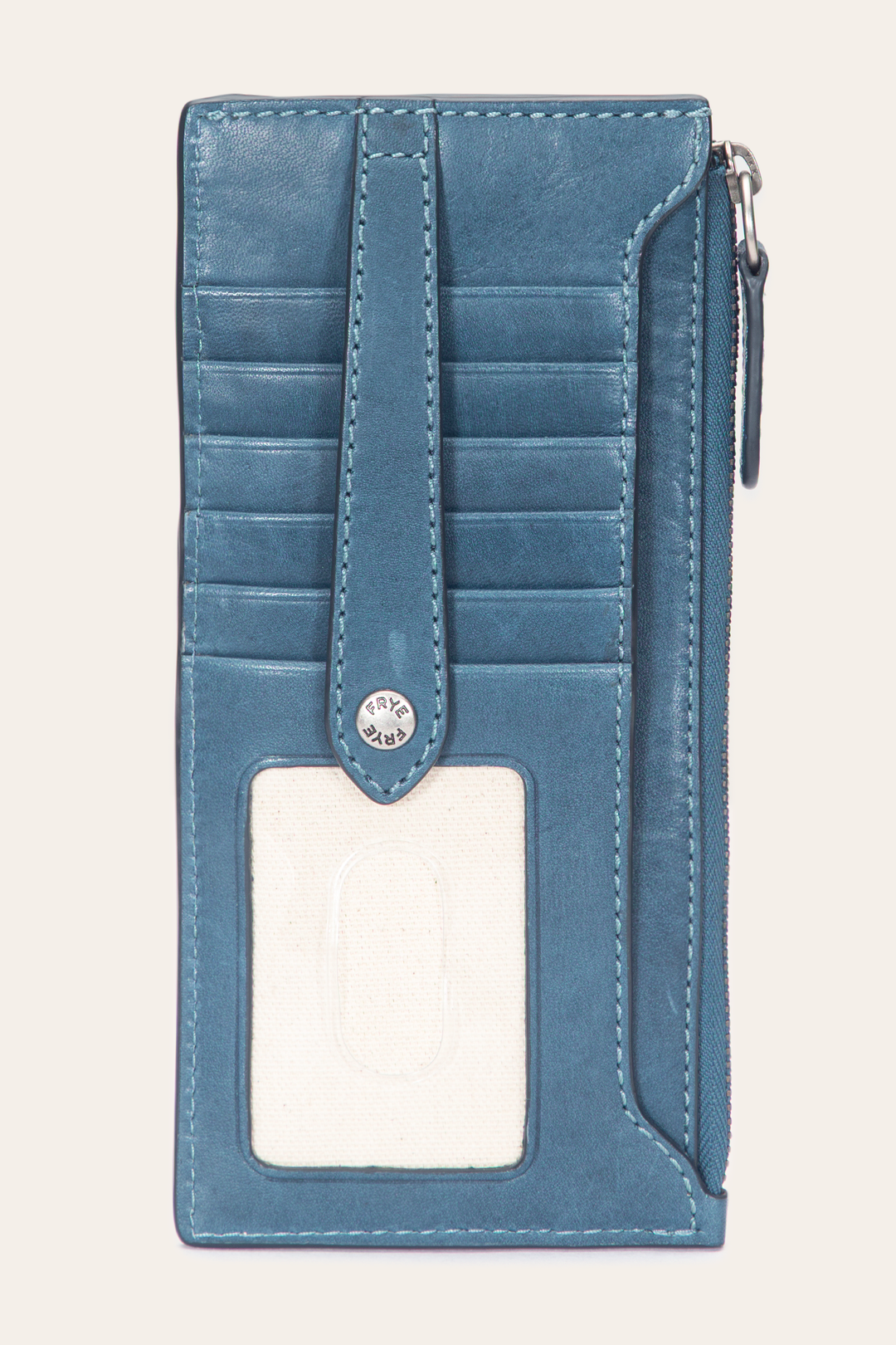 Melissa Steel Snap Card Wallet Steel - Frye