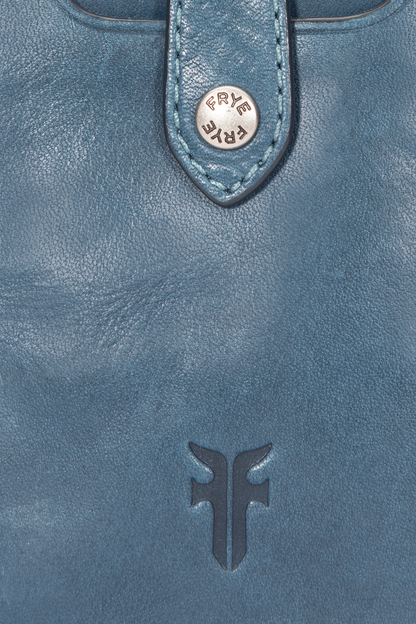 Melissa Steel Snap Card Wallet Steel - Frye