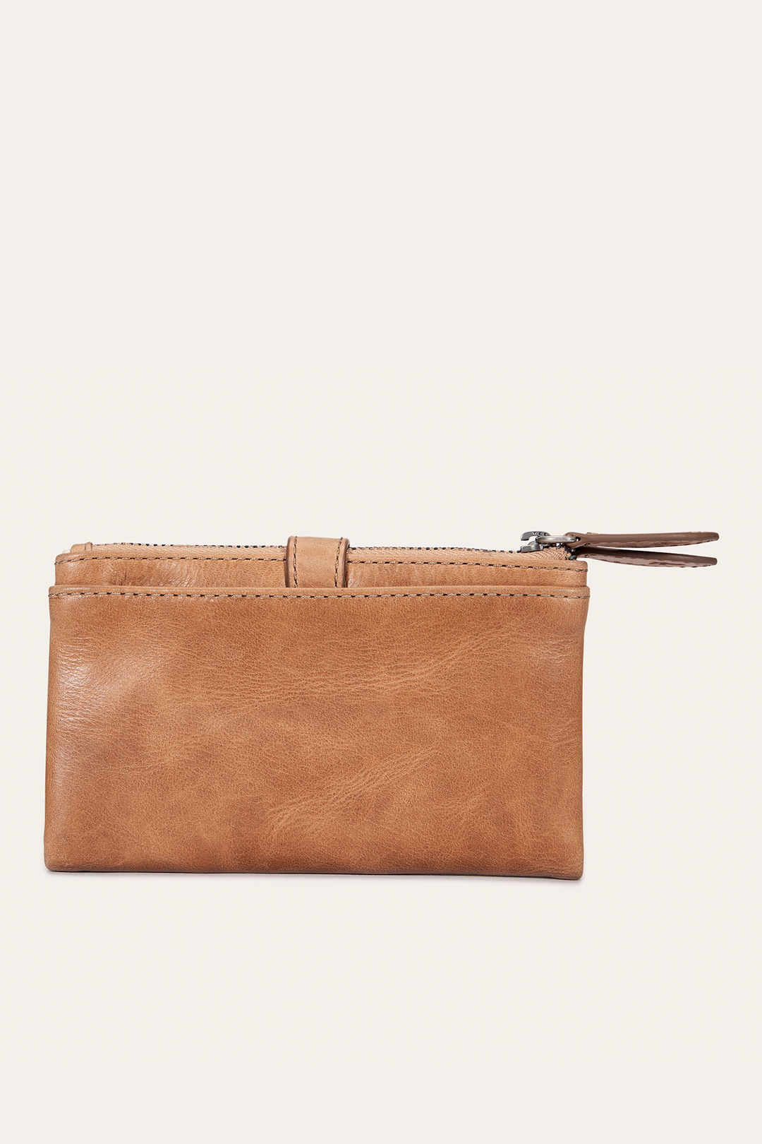 Melissa Beige Double Zip Wallet Beige - Frye
