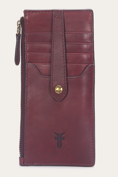 Berry Lacquer Melissa Snap Card Wallet Berry Lacquer - Frye