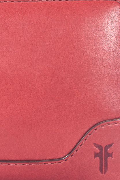 Melissa Burgundy Small Zip Around Burgundy - Frye