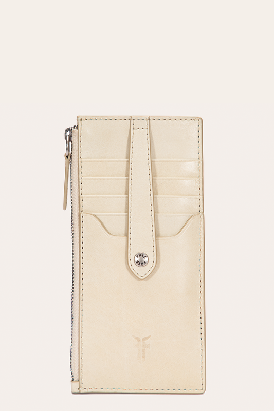 Melissa Oat Snap Card Wallet Oat - Frye