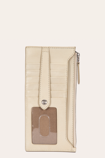 Melissa Oat Snap Card Wallet Oat - Frye