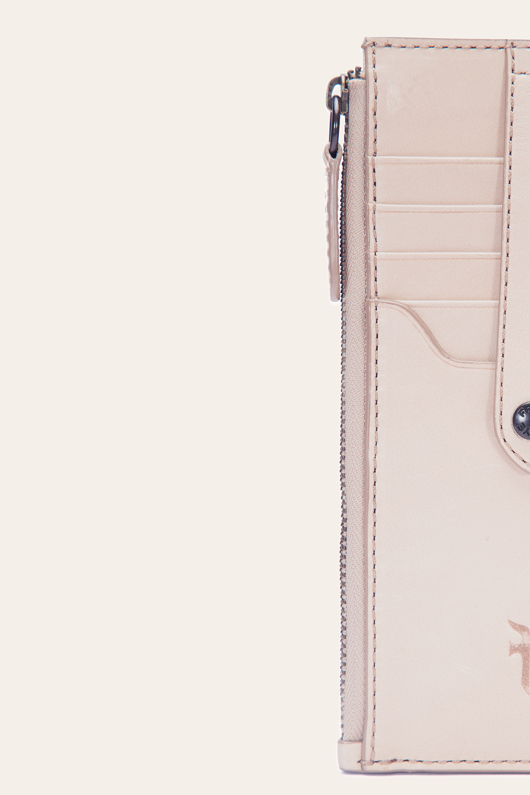 Melissa Nude Snap Card Wallet Nude - Frye