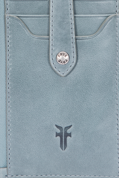 Melissa Sky Blue Snap Card Wallet Sky Blue - Frye