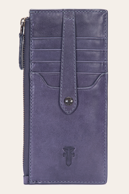 Melissa Eggplant Snap Card Wallet Eggplant - Frye