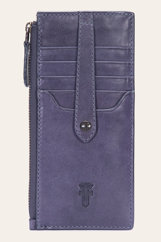 Melissa Eggplant Snap Card Wallet Eggplant - Frye