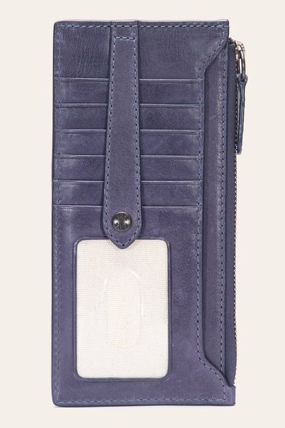 Melissa Eggplant Snap Card Wallet Eggplant - Frye