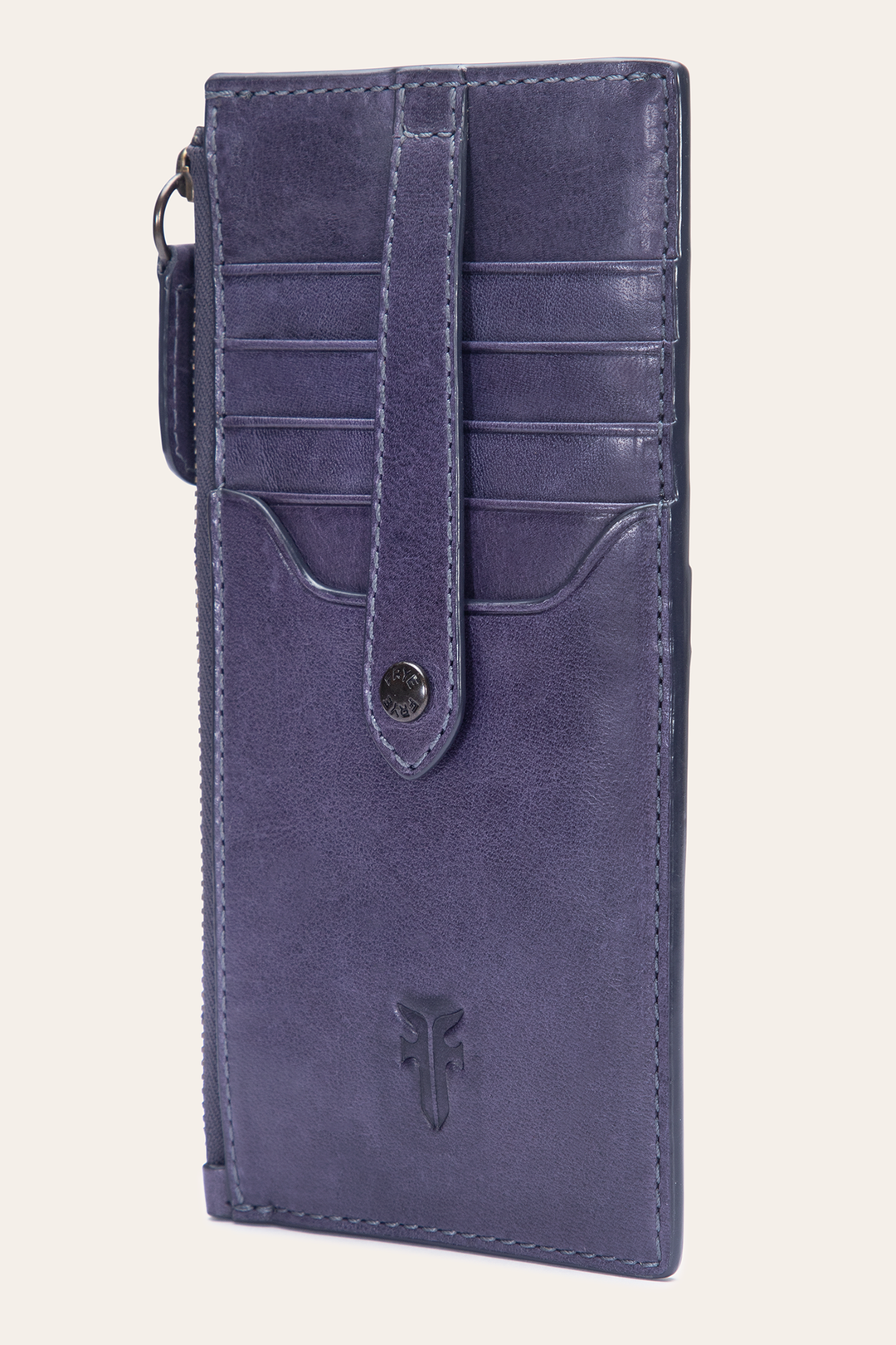 Melissa Eggplant Snap Card Wallet Eggplant - Frye