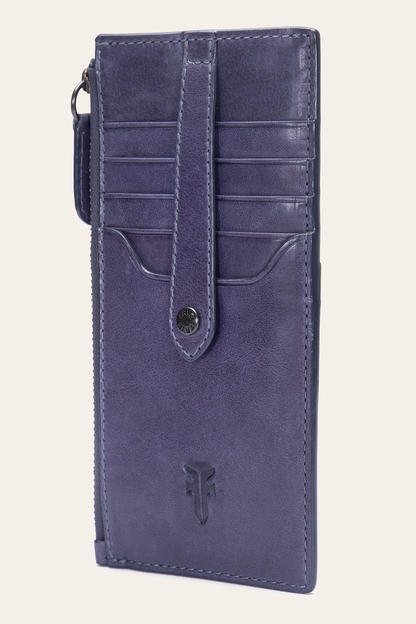Melissa Eggplant Snap Card Wallet Eggplant - Frye