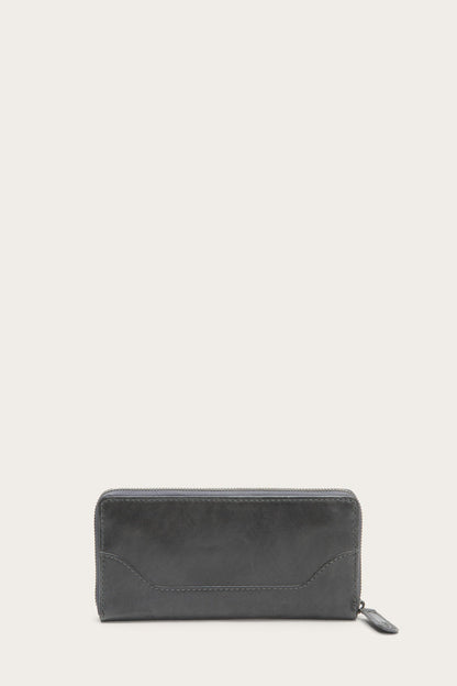 Melissa Carbon Zip Wallet Carbon - Frye