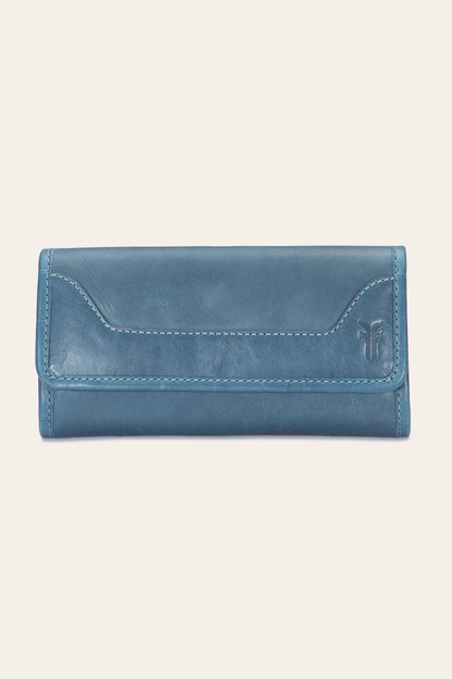Melissa Steel Wallet Steel - Frye