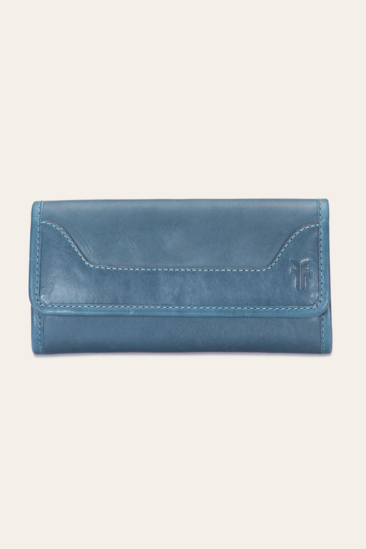 Melissa Steel Wallet Steel - Frye