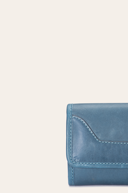 Melissa Steel Wallet Steel - Frye