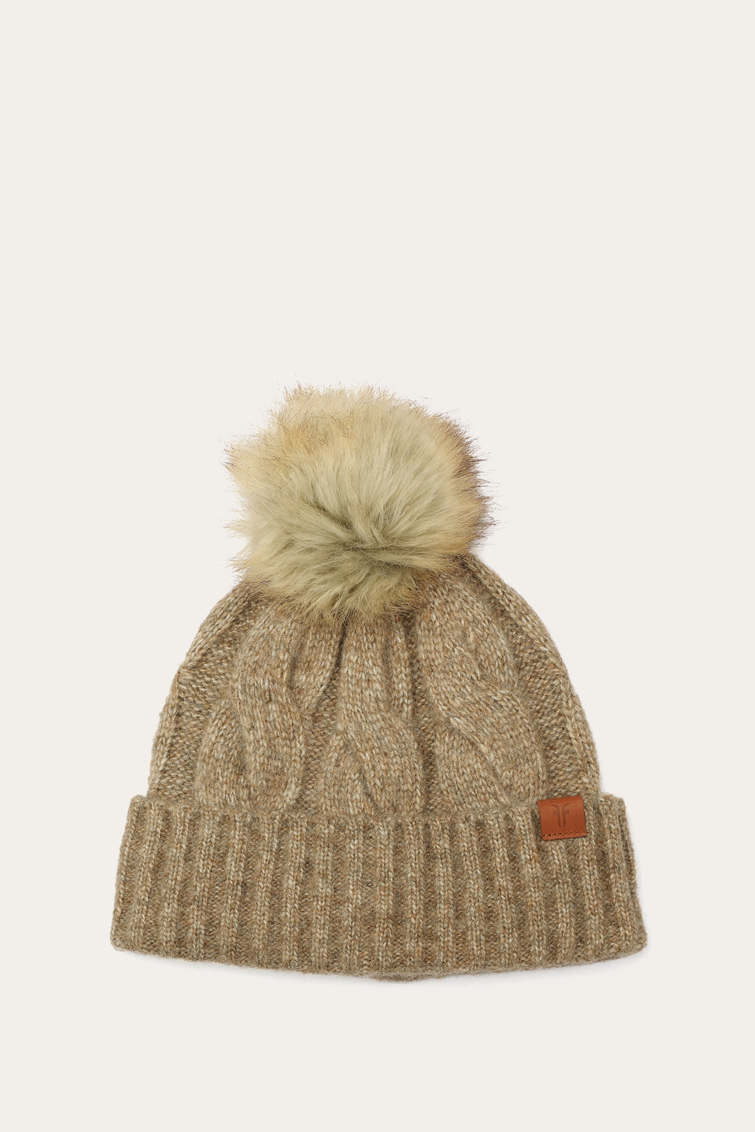 Burnt Olive Wide Cable Cuff Hat Burnt Olive - Frye