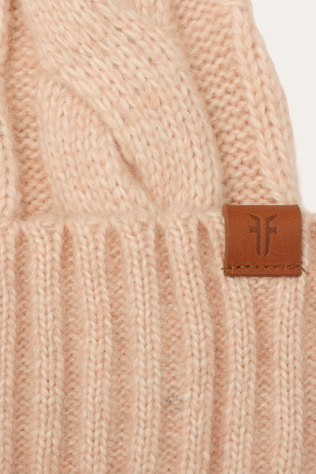 Rose Cloud Wide Cable Cuff Hat Rose Cloud - Frye