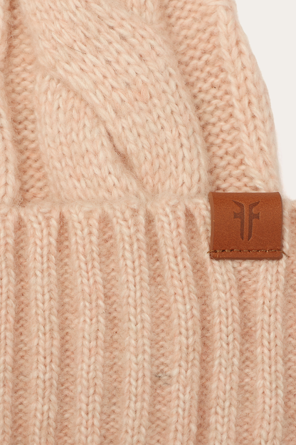 Rose Cloud Wide Cable Cuff Hat Rose Cloud - Frye