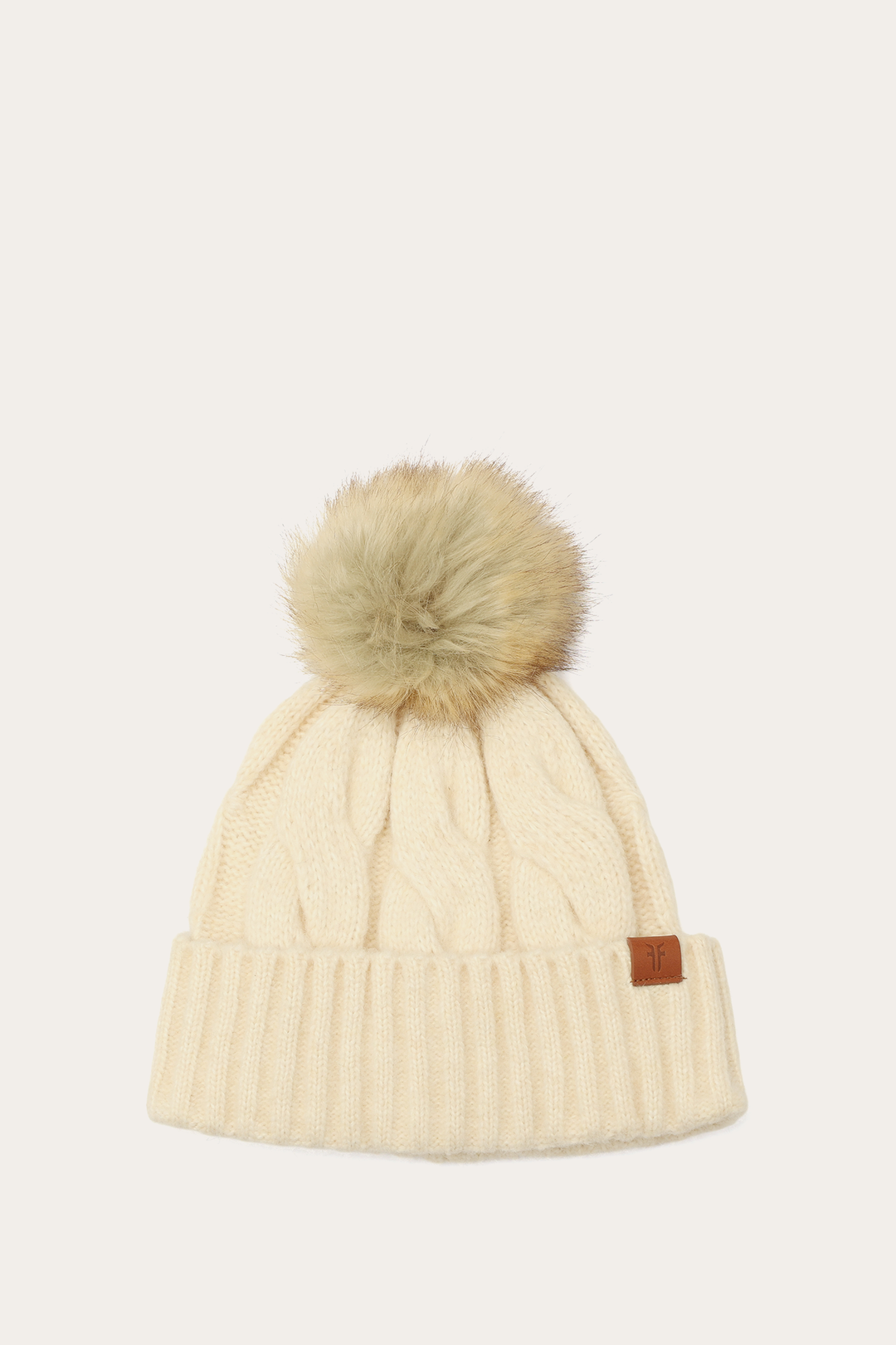 Birch Wide Cable Cuff Hat Birch - Frye