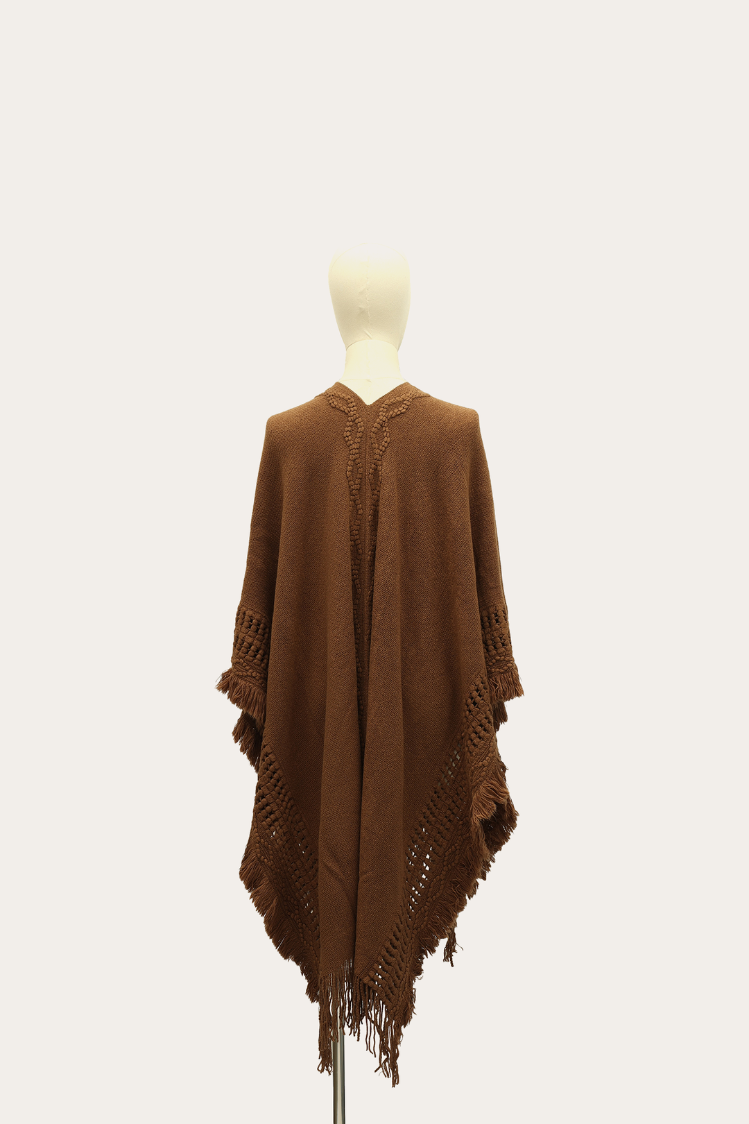 Acorn Embellished Fringe Ruana Acorn - Frye