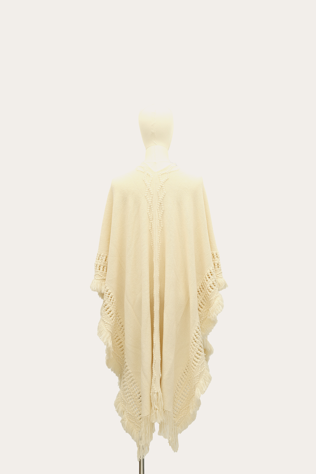 Birch Embellished Fringe Ruana Birch - Frye