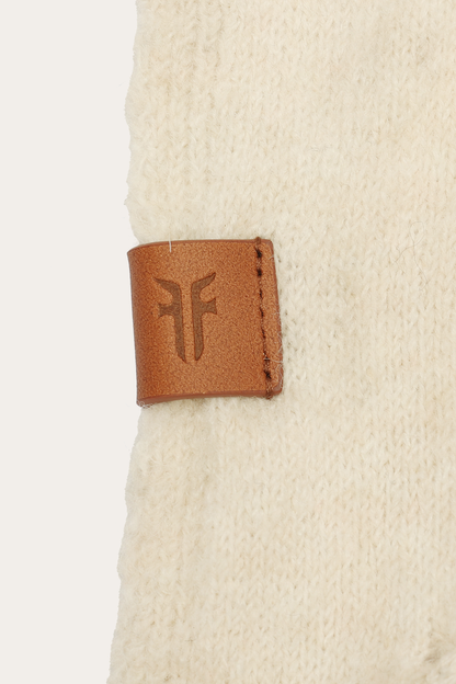 Birch Long Fringe Triangle Scarf Birch - Frye