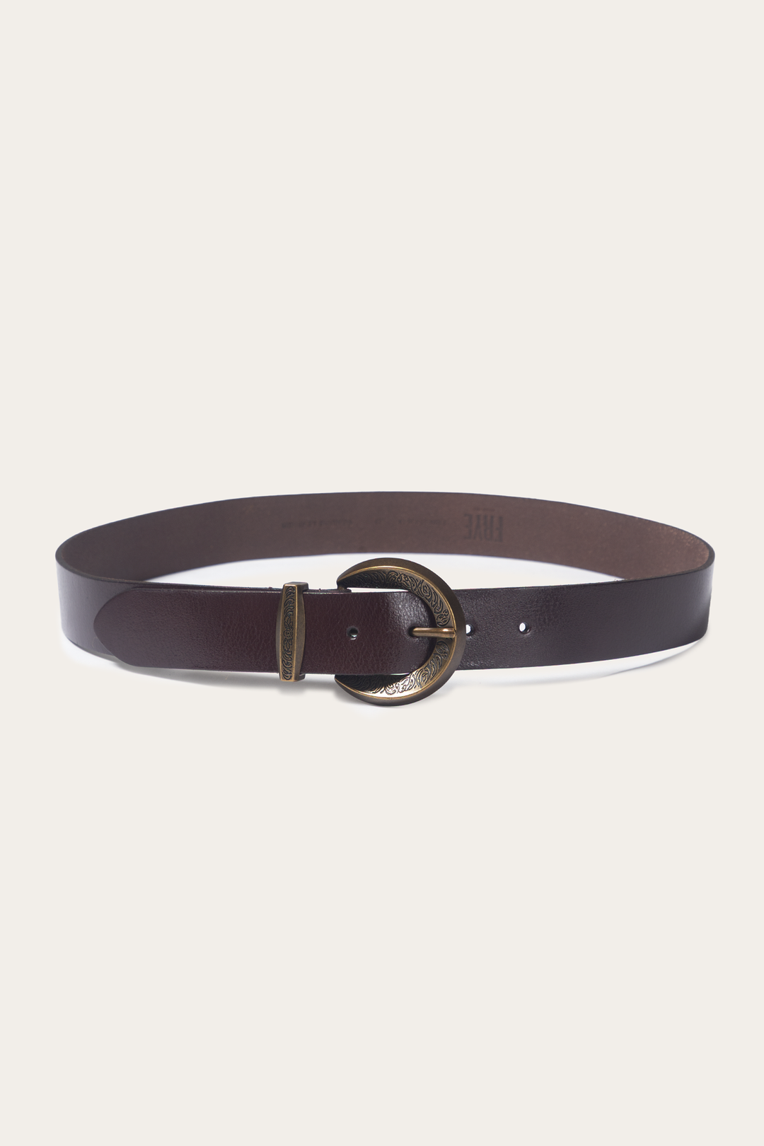 Brown 35mm Engraved Buckle Belt Brown - Frye