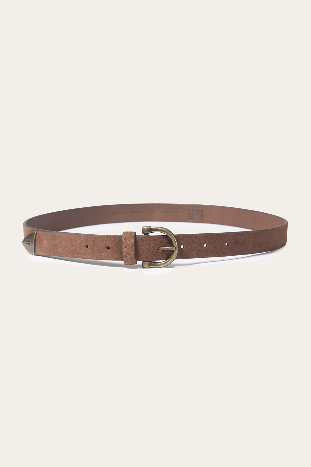 Light Whiskey 25mm Suede Horseshoe Buckle Belt Light Whiskey - Frye