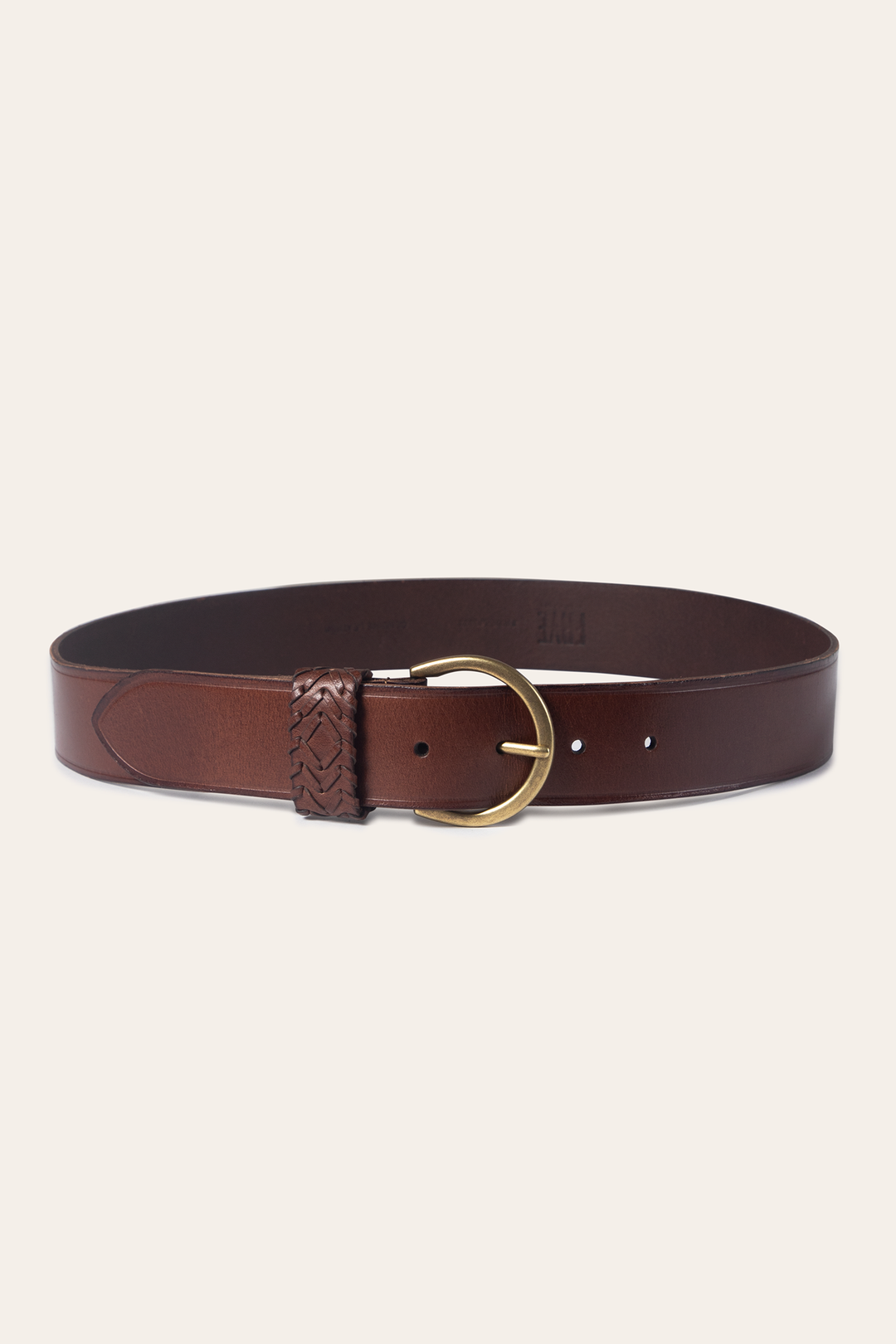 Tan 40mm Belt With Woven Keeper Tan - Frye