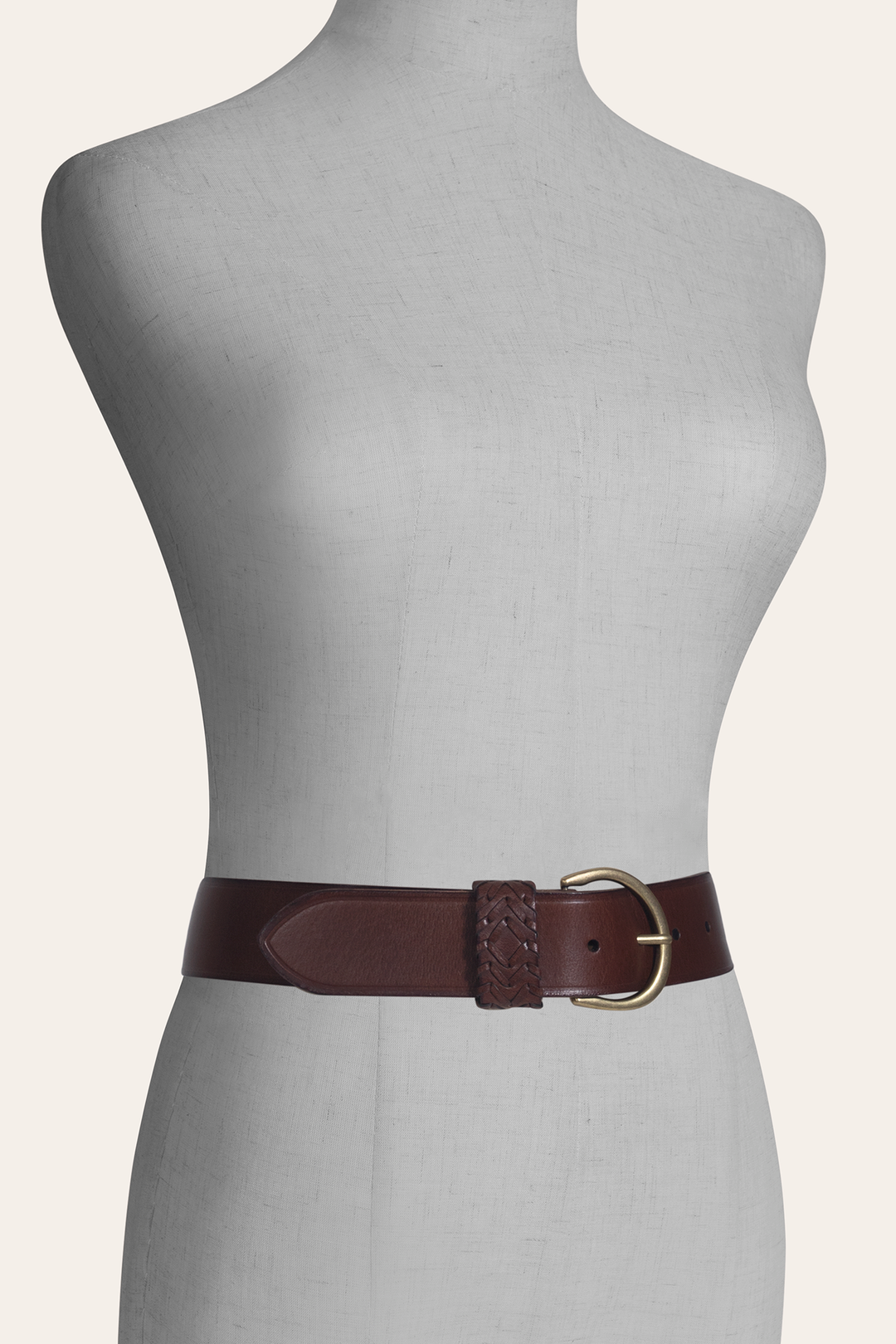 Tan 40mm Belt With Woven Keeper Tan - Frye