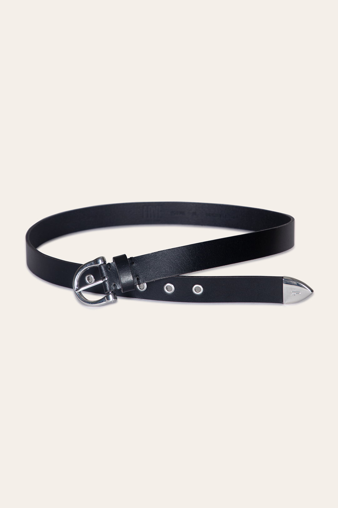 Women’s Black 25mm Horseshoe Buckle Belt Black - Frye