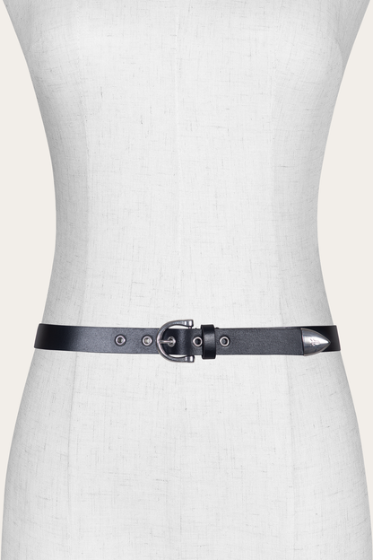 Women’s Black 25mm Horseshoe Buckle Belt Black - Frye