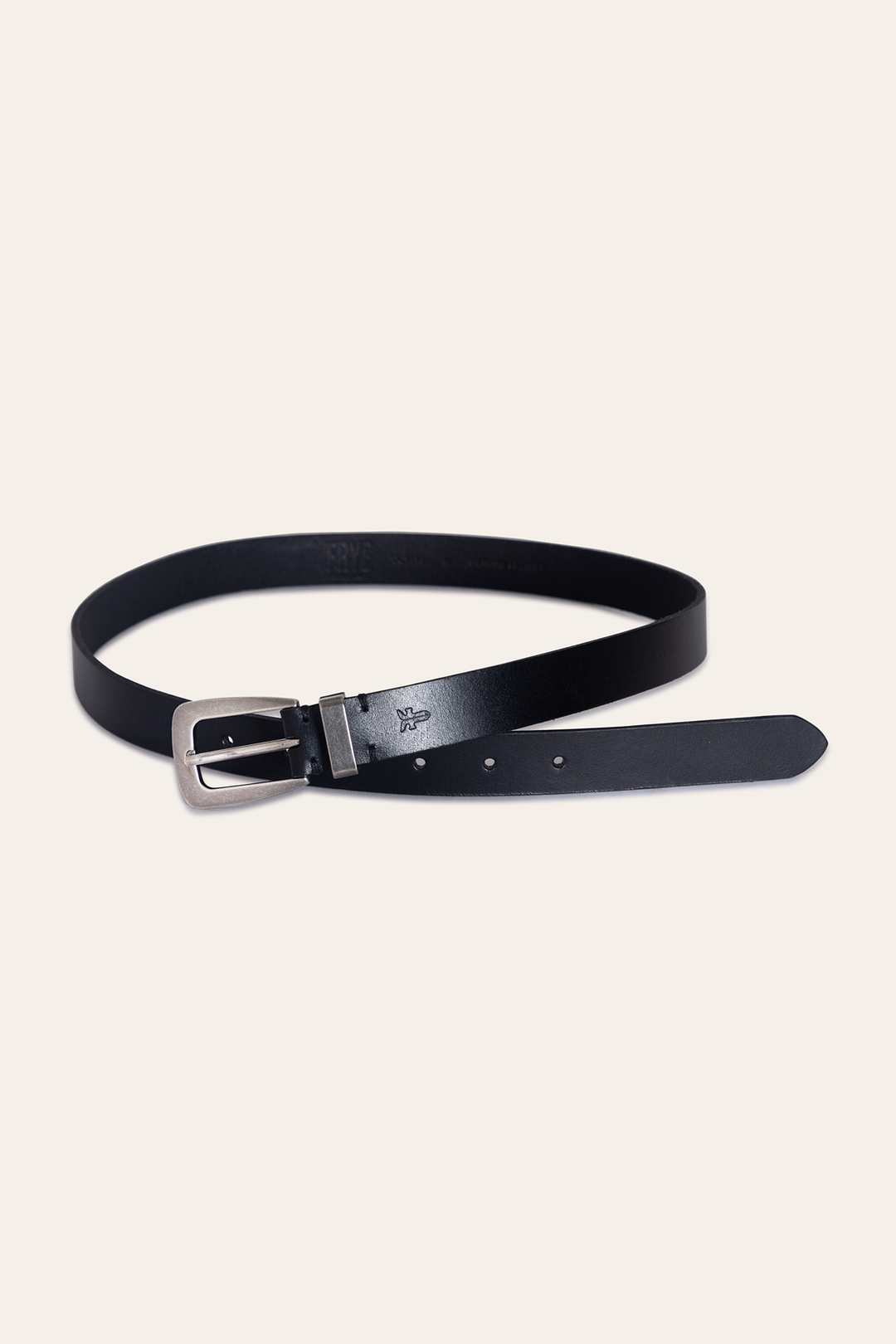 Women’s Black 25mm Belt With Metal Loop Black - Frye