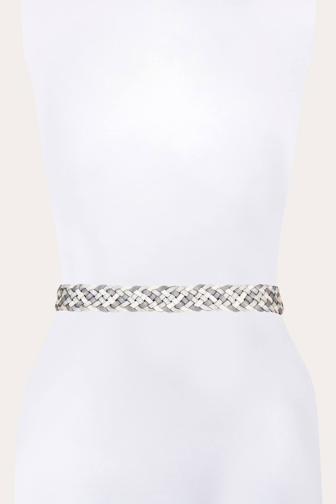 35mm Washed Denim Woven Leather Belt Washed Denim - Frye