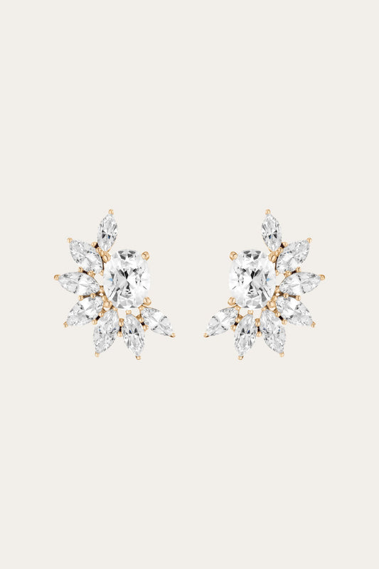 Women’s Marquise Fringe Earrings | Aurate x The Frye Company Yellow Vermeil - Frye