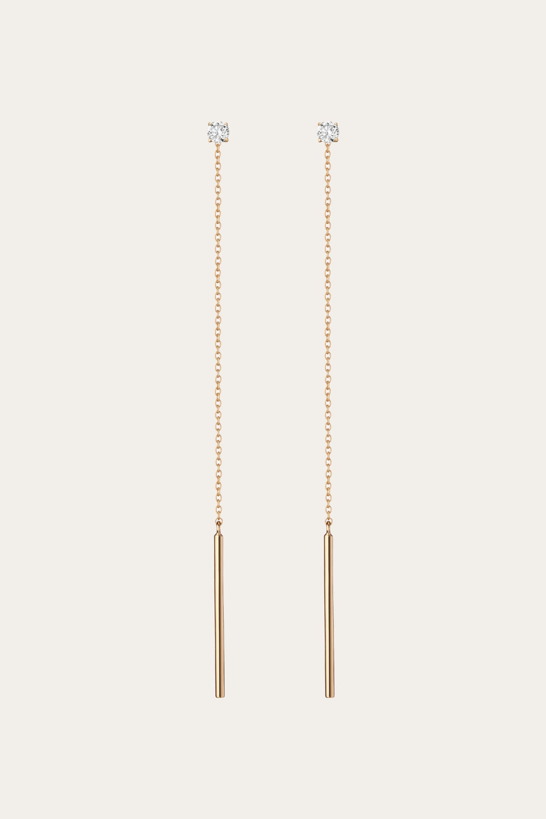 Women’s Lab Grown Diamond Lariat Earrings | Aurate x The Frye Company 14k Yellow Gold - Frye