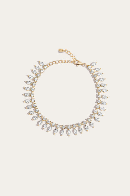 Women’s Marquise Fringe Bracelet | Aurate x The Frye Company Yellow Vermeil - Frye