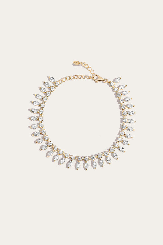 Women’s Marquise Fringe Bracelet | Aurate x The Frye Company Yellow Vermeil - Frye